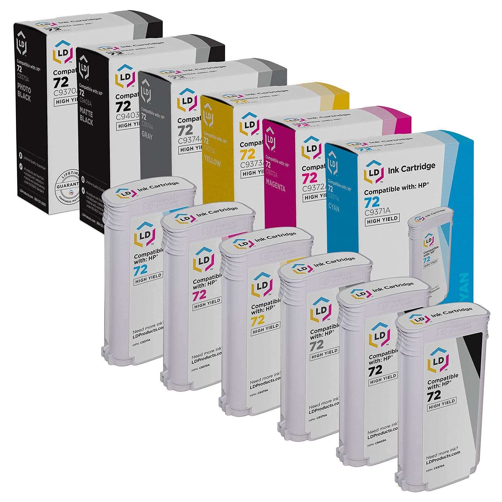 HP Designjet 72のインクカートリッジ 純正インクカートリッジ HP72 HP(日本ヒューレット・パッカード